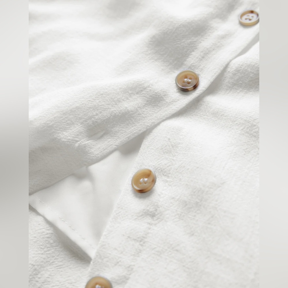 Darling Linen Plain Mini Dress Commense size XS CC5 cc11 cc12-2 - Picture 4 of 6